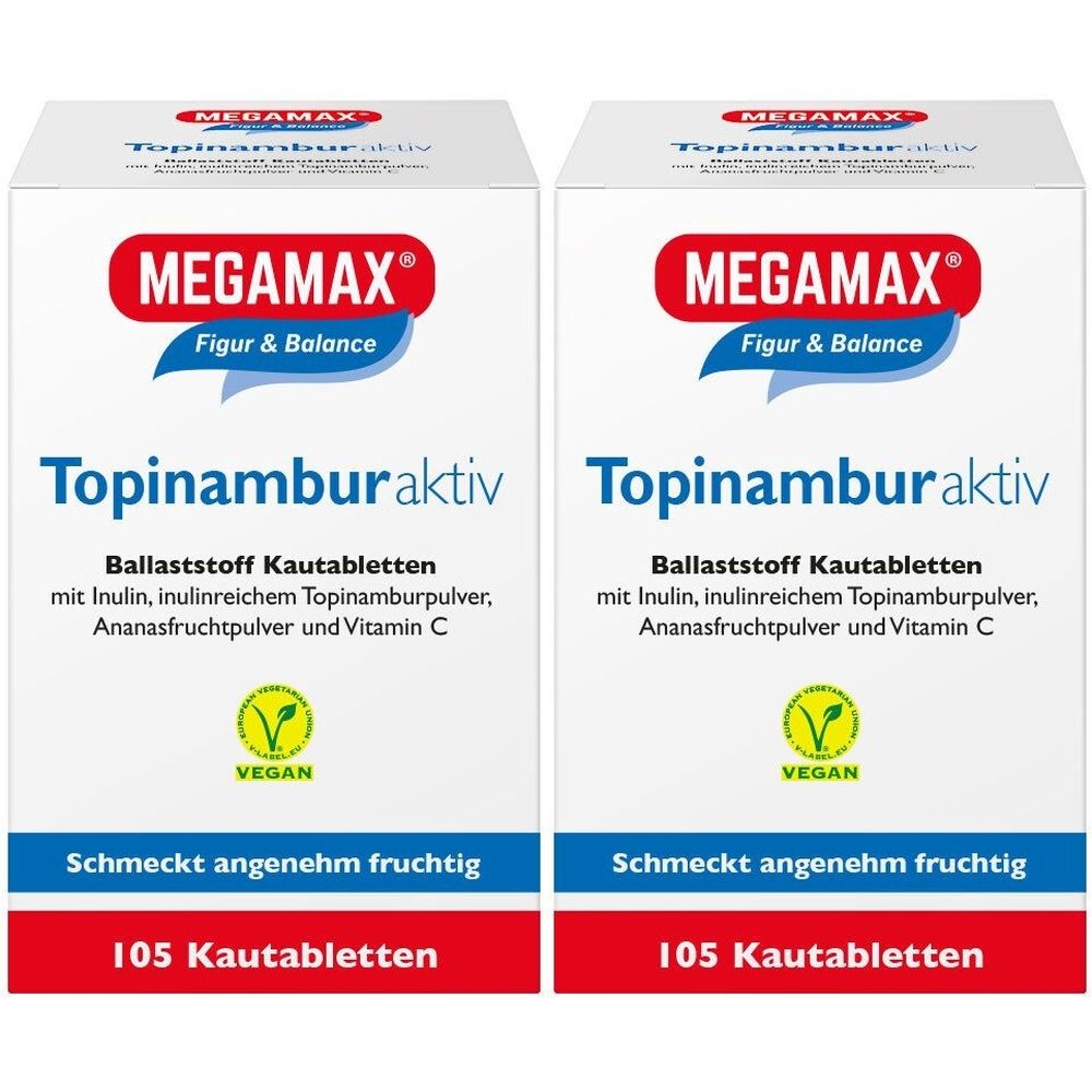 Topinambur Aktiv Megamax Kautabletten 2x 2x105 St