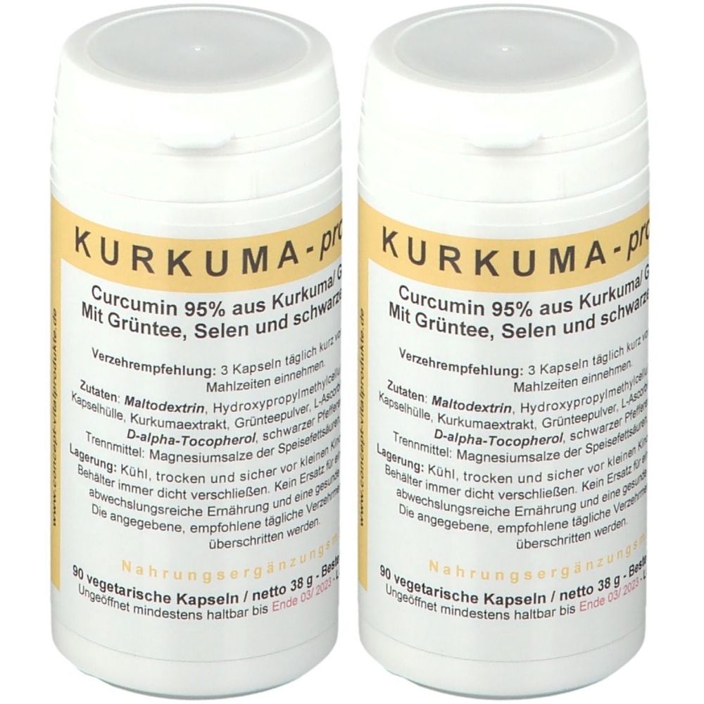 Kurkuma Kapseln 2x 2x90 St