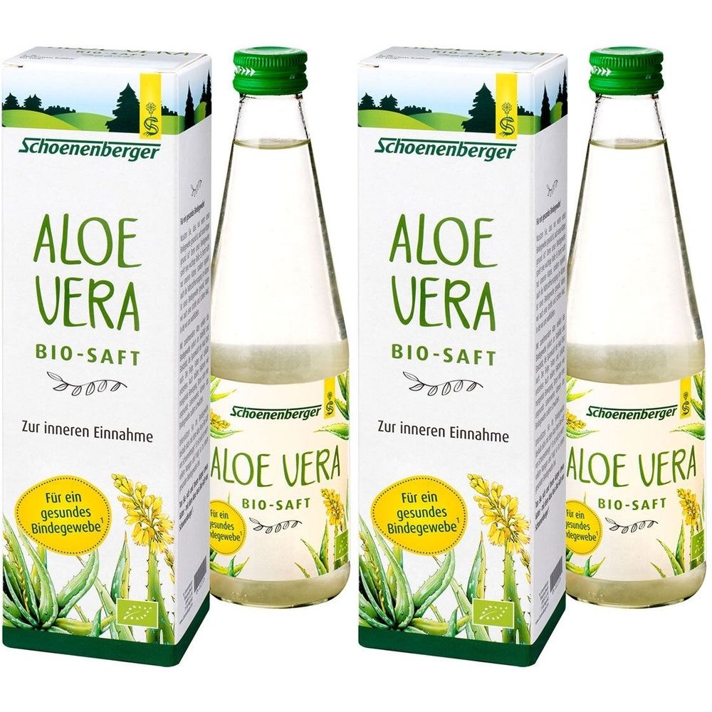Aloe Vera Saft Bio Schoenenberger 2x 2x330 ml