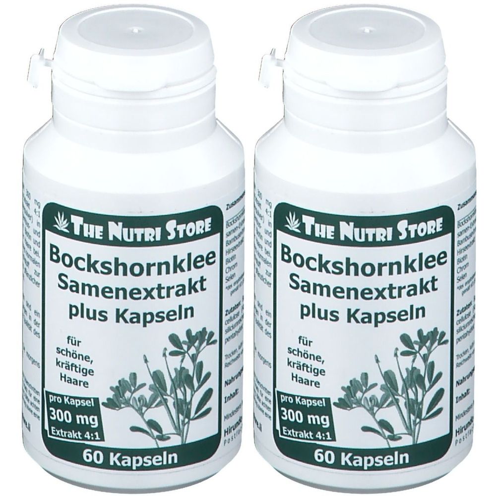 Bockshornklee 300 mg Samenextrakt plus Kapseln 2x 2x60 St