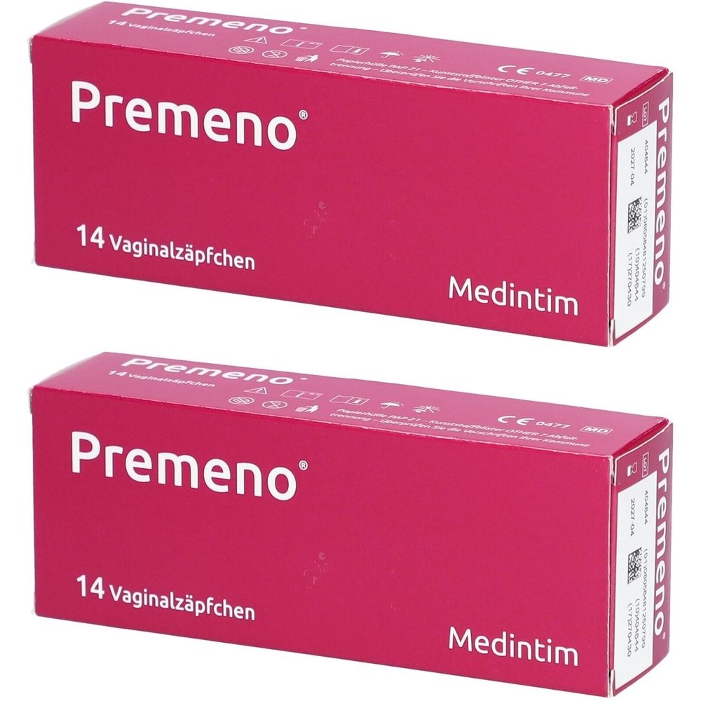 Premeno Vaginalzäpfchen 2x 2x14 St Vaginalovula