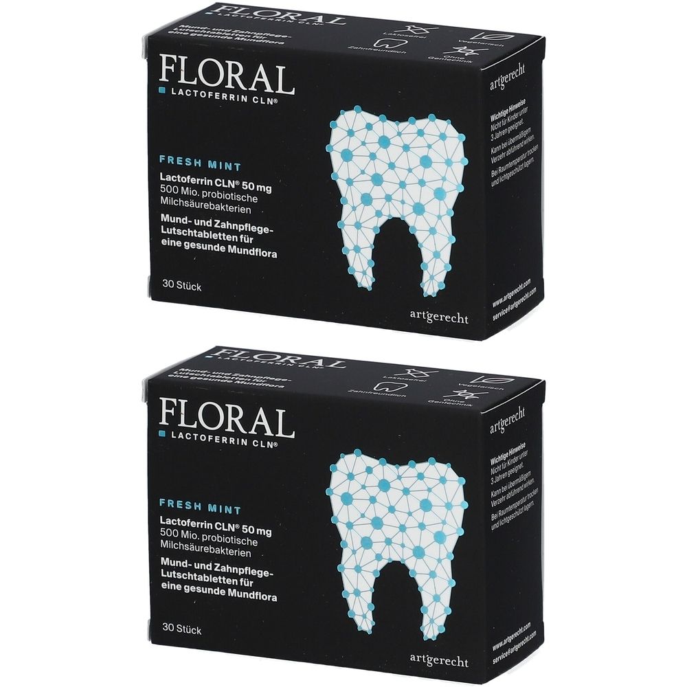 Natural Floral Lutschtabletten 2x 2x30 St