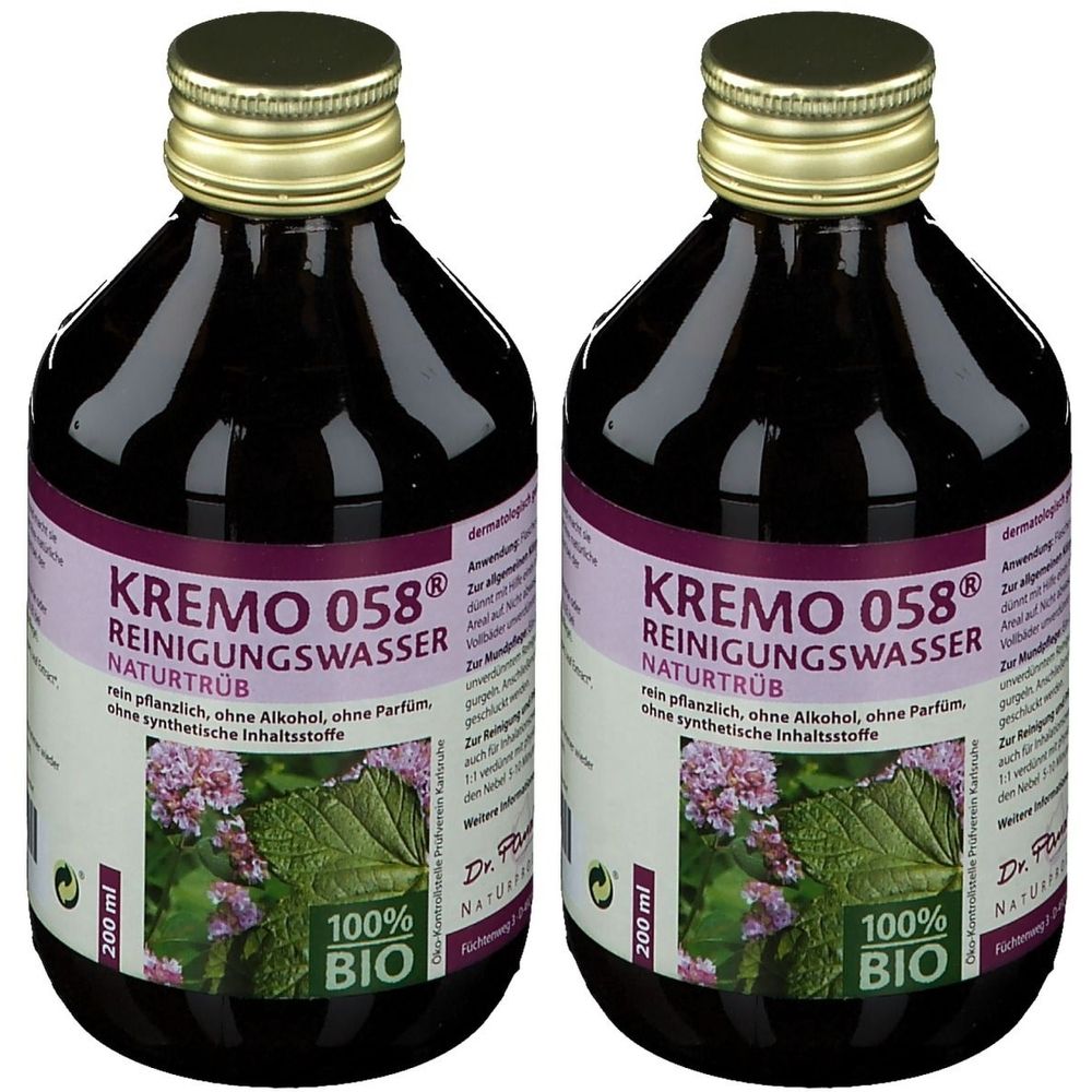 Kremo 058 Reinigungswasser 2x 2x200 ml Flüssigkeit