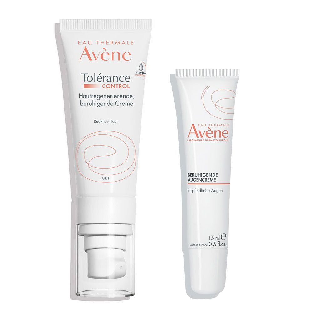 Avène Beruhigende Augencreme + Tolérance Control Creme Set 1 St