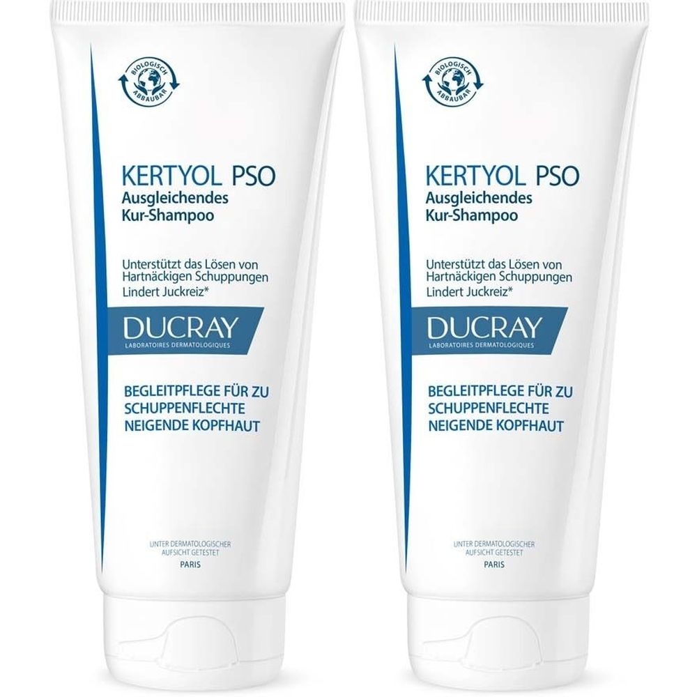 Ducray Kertyol PSO Kur-Shampoo x2 2x200 ml Shampoo
