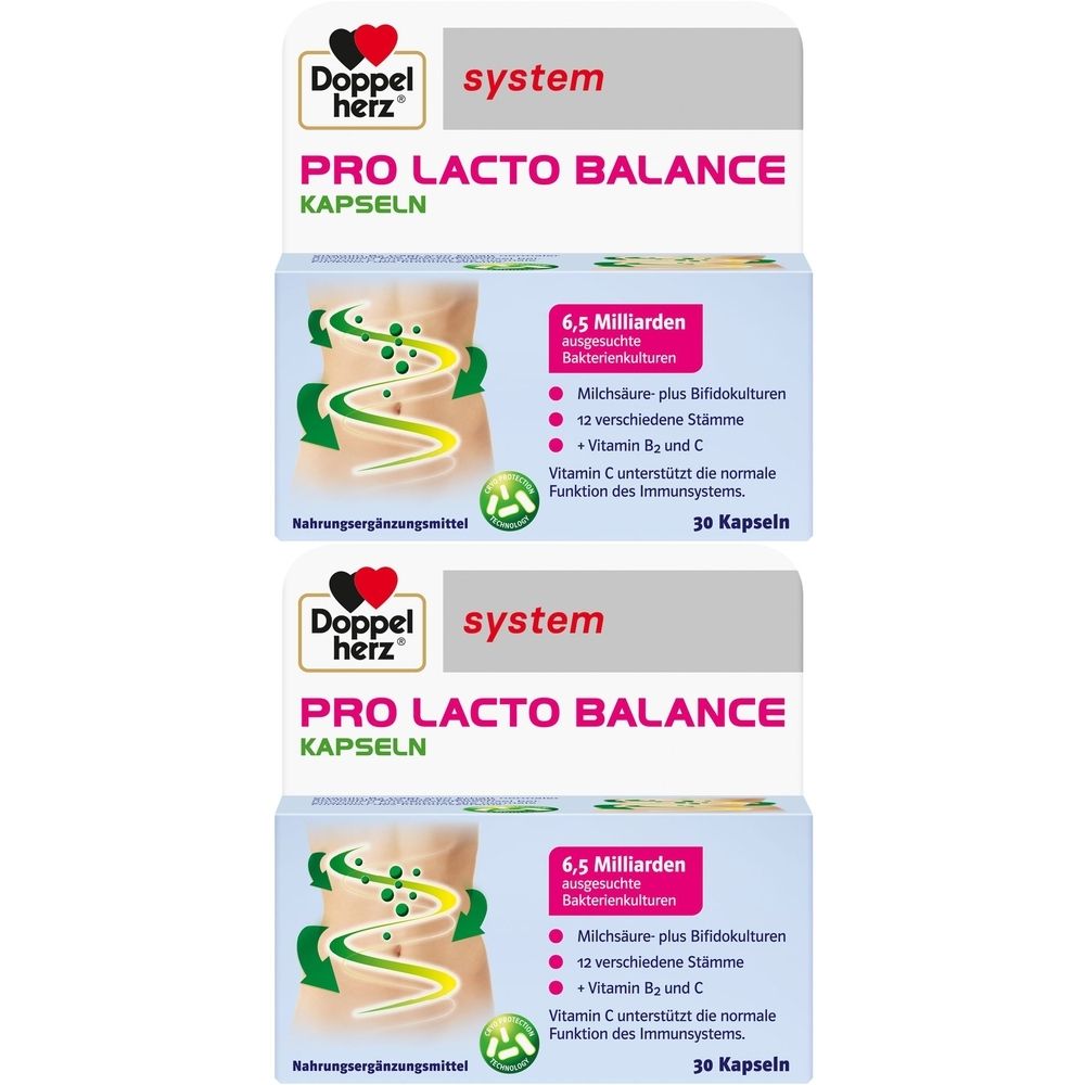 Doppelherz Pro Lacto Balance system Kapseln 2x 2x30 St