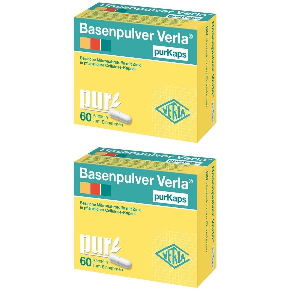 Basenpulver Verla purKaps 2x 2x60 St Kapseln