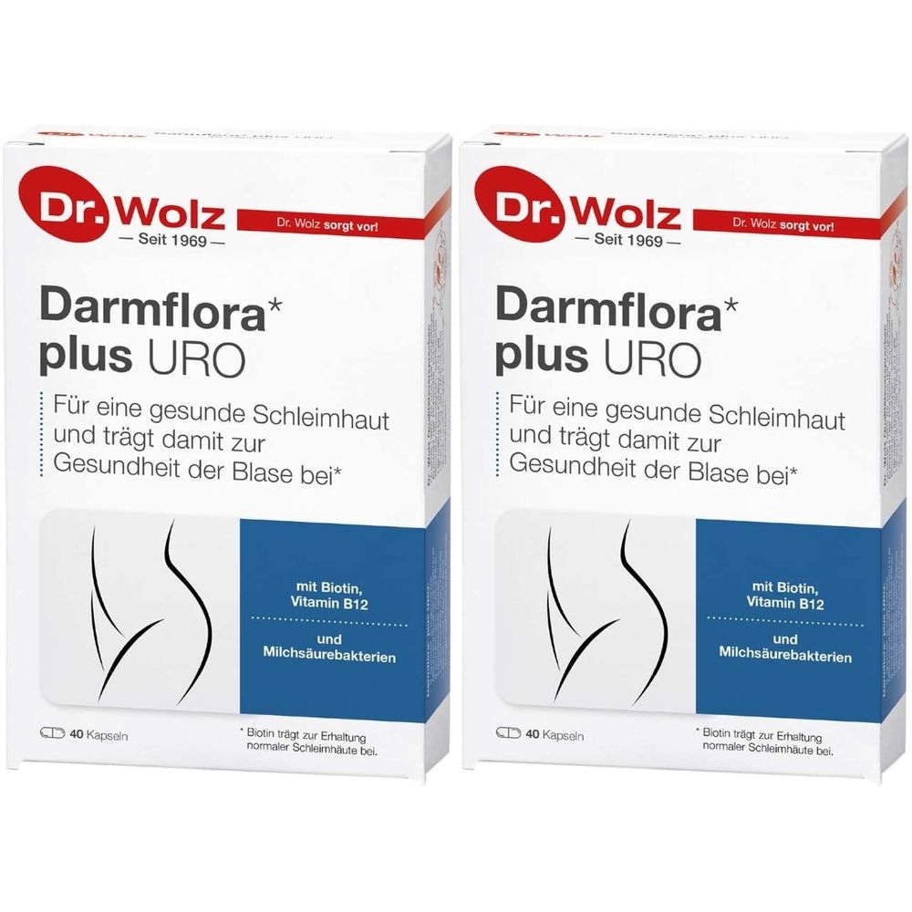 Darmflora plus URO Kapseln 2x 2x40 St