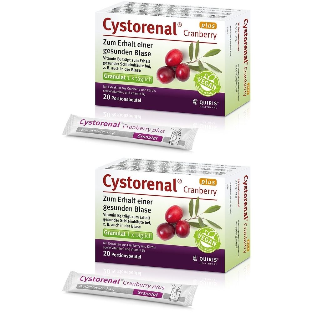 Cystorenal Cranberry plus 2x 2x20 St Granulat