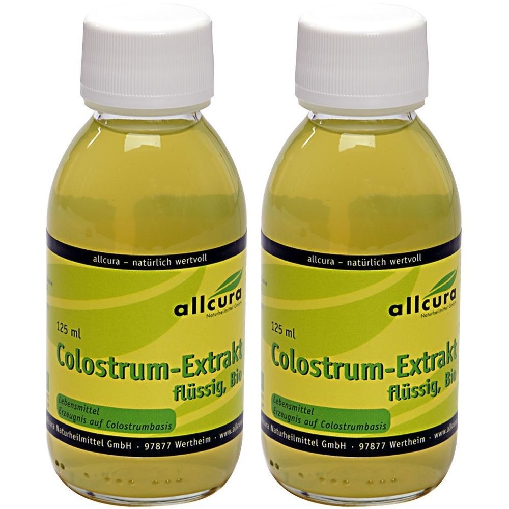 Colostrum Extrakt flüssig Bio 2x 2x125 ml Flüssigkeit