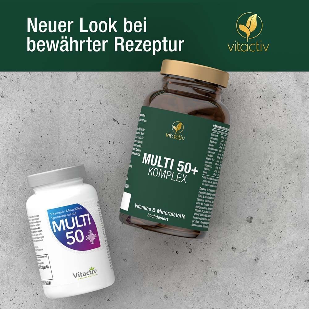 Multi 50+ Vitamin- & Mineralstoff-Komplex Kapseln 2x 2x60 St