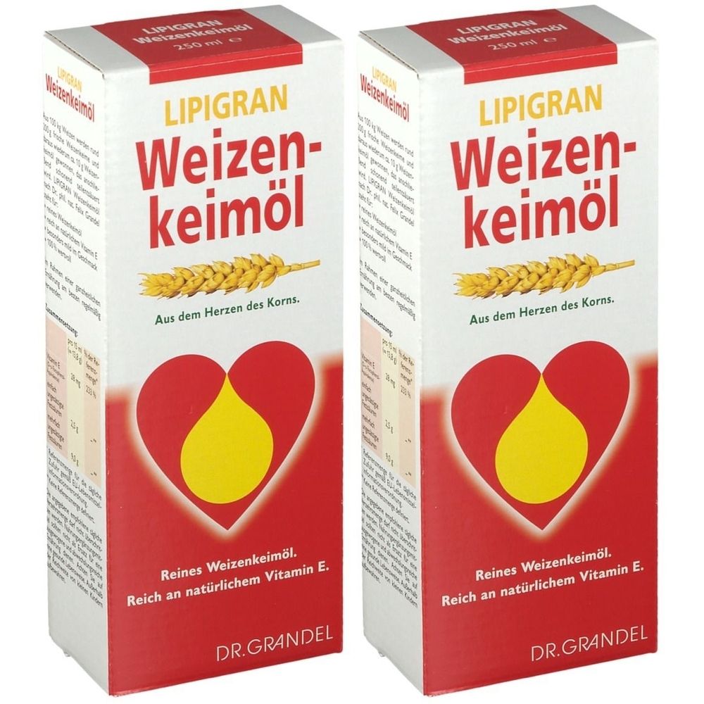 Weizenkeimöl Lipigran Grandel 2x 2x250 ml Öl