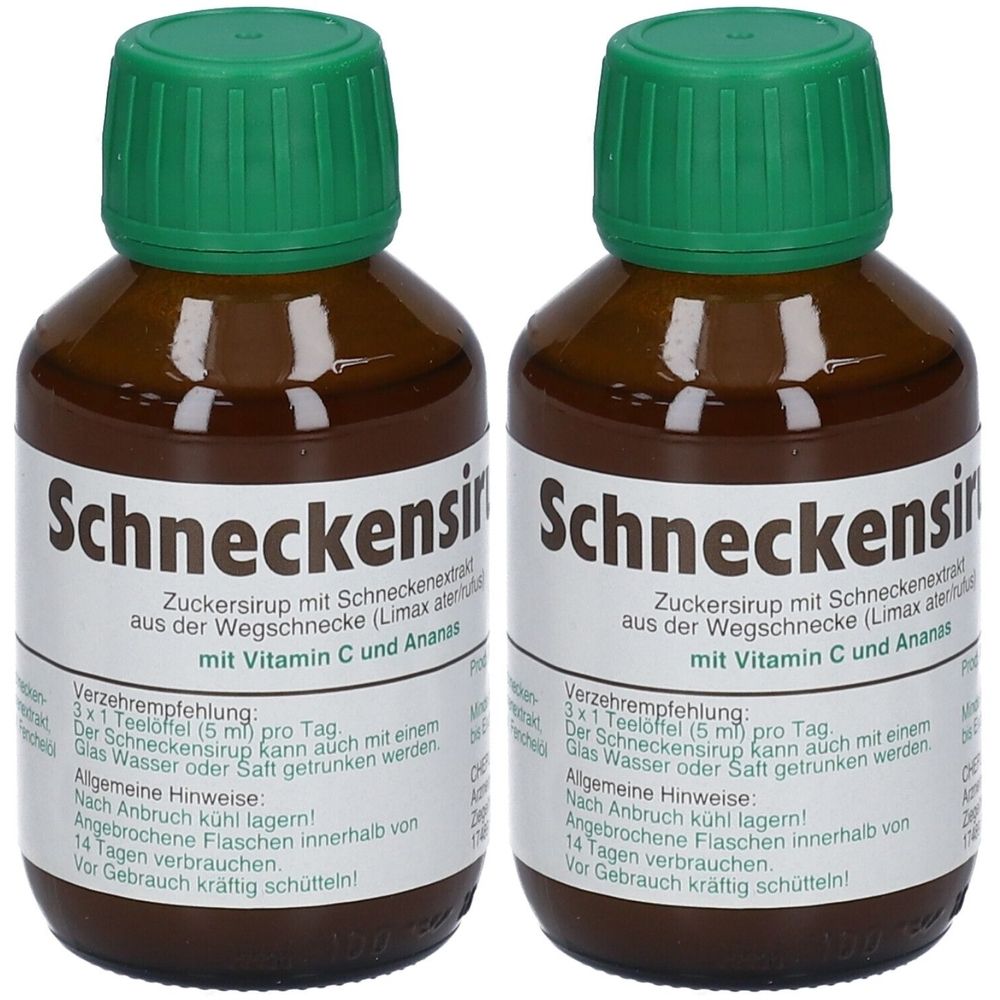 SCHNECKEN-EXTRAKT-Sirup Hotz 2x 2x100 ml Sirup