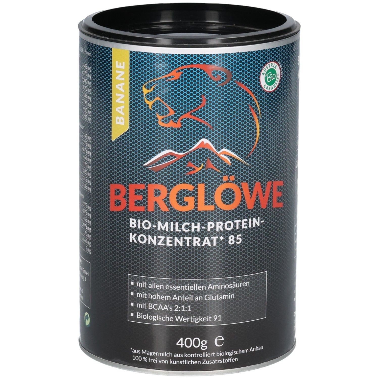 BIO Milchproteinkonzentrat 85 Banane 400 g Konzentrat
