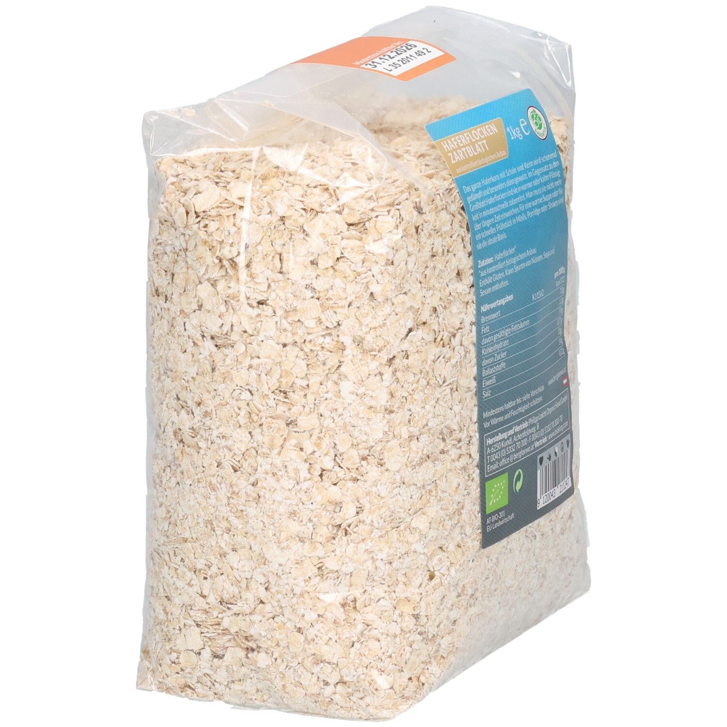 BIO Zartblatt-Haferflocken 1000 g Flocken