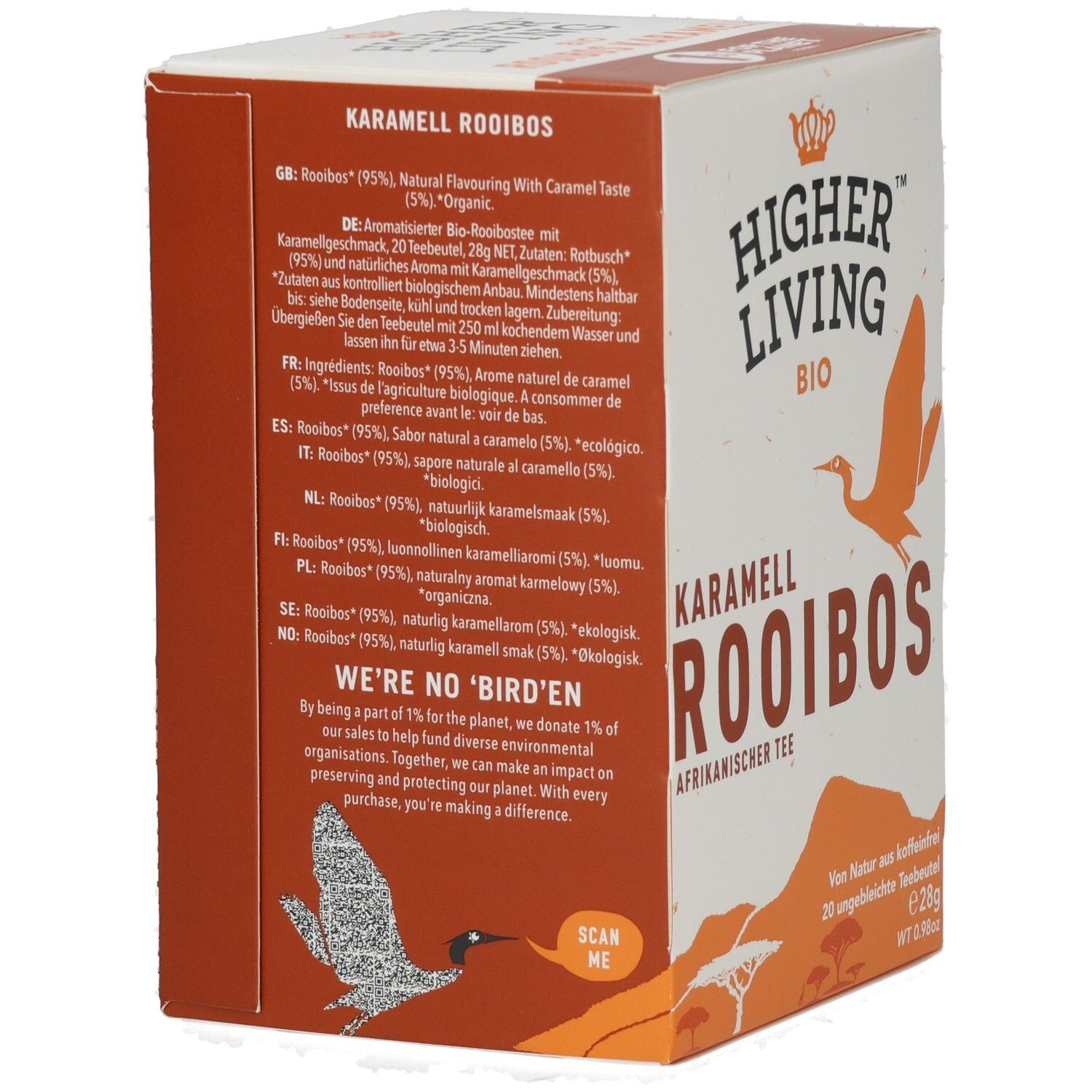 Higher Living™ Bio Karamell Rooibos Tee