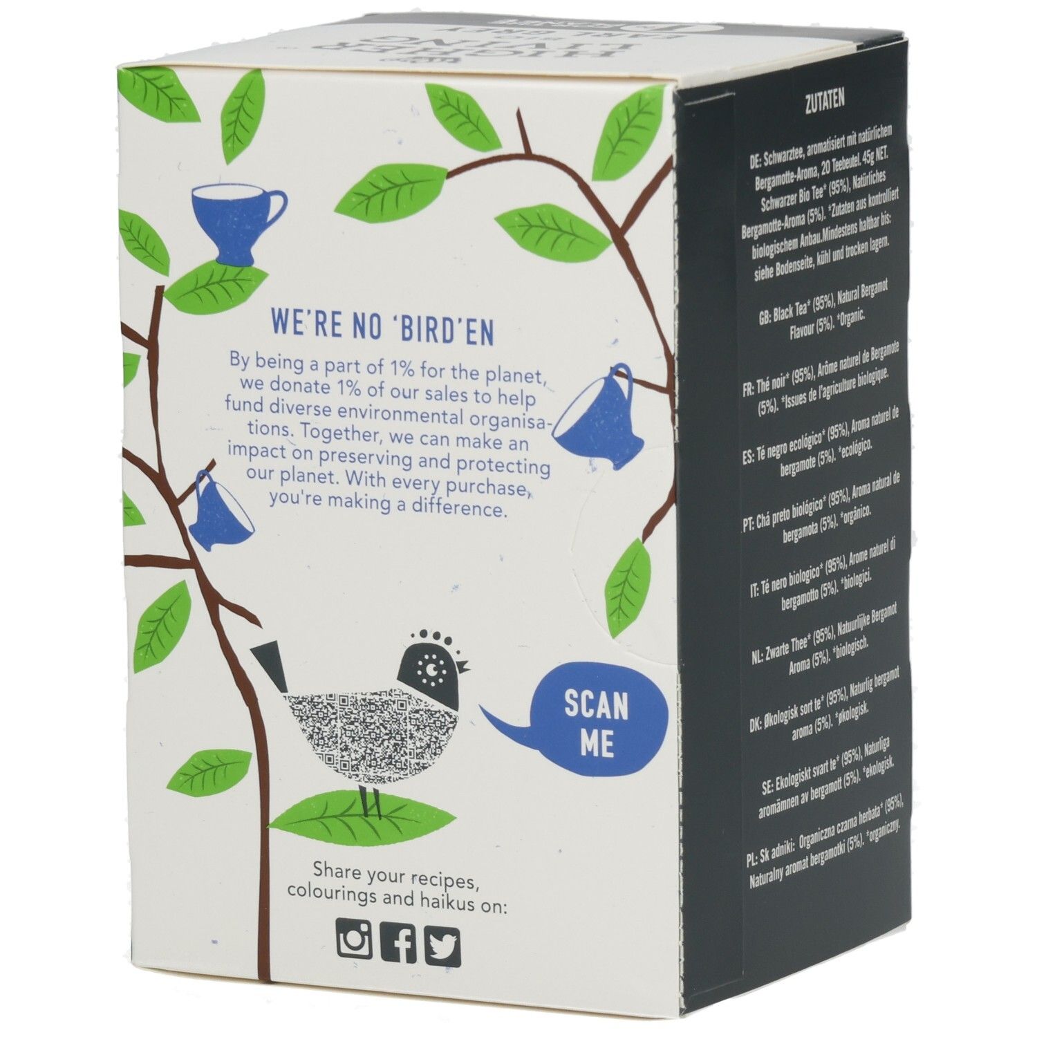 Higher Living™ Bio Earl Grey Tee