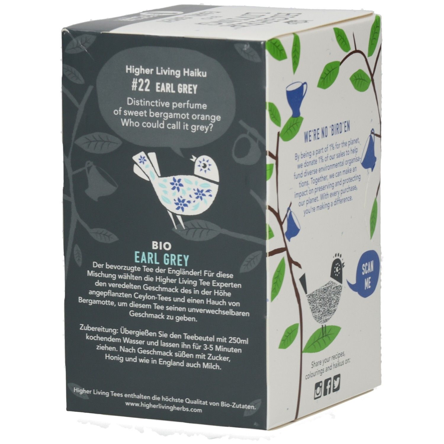 Higher Living™ Bio Earl Grey Tee