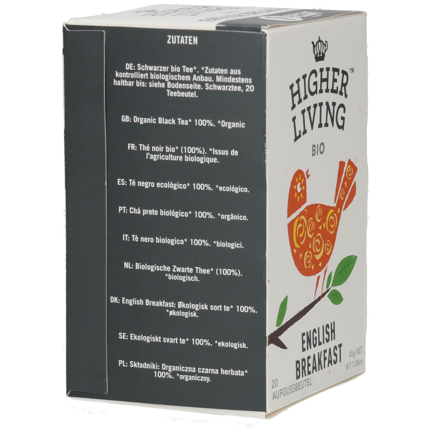 Higher Living™ Bio English Breakfast Tee