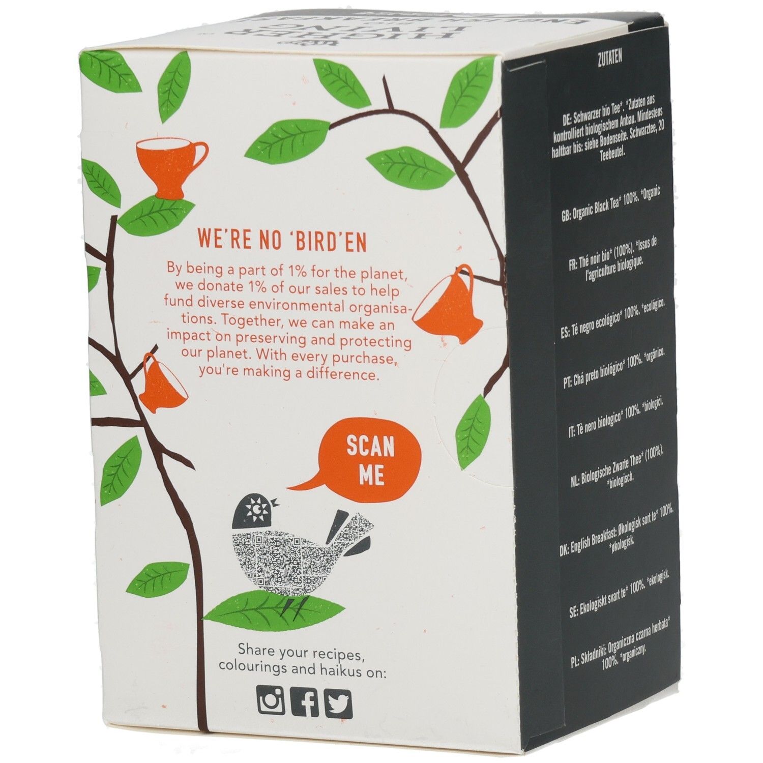 Higher Living™ Bio English Breakfast Tee