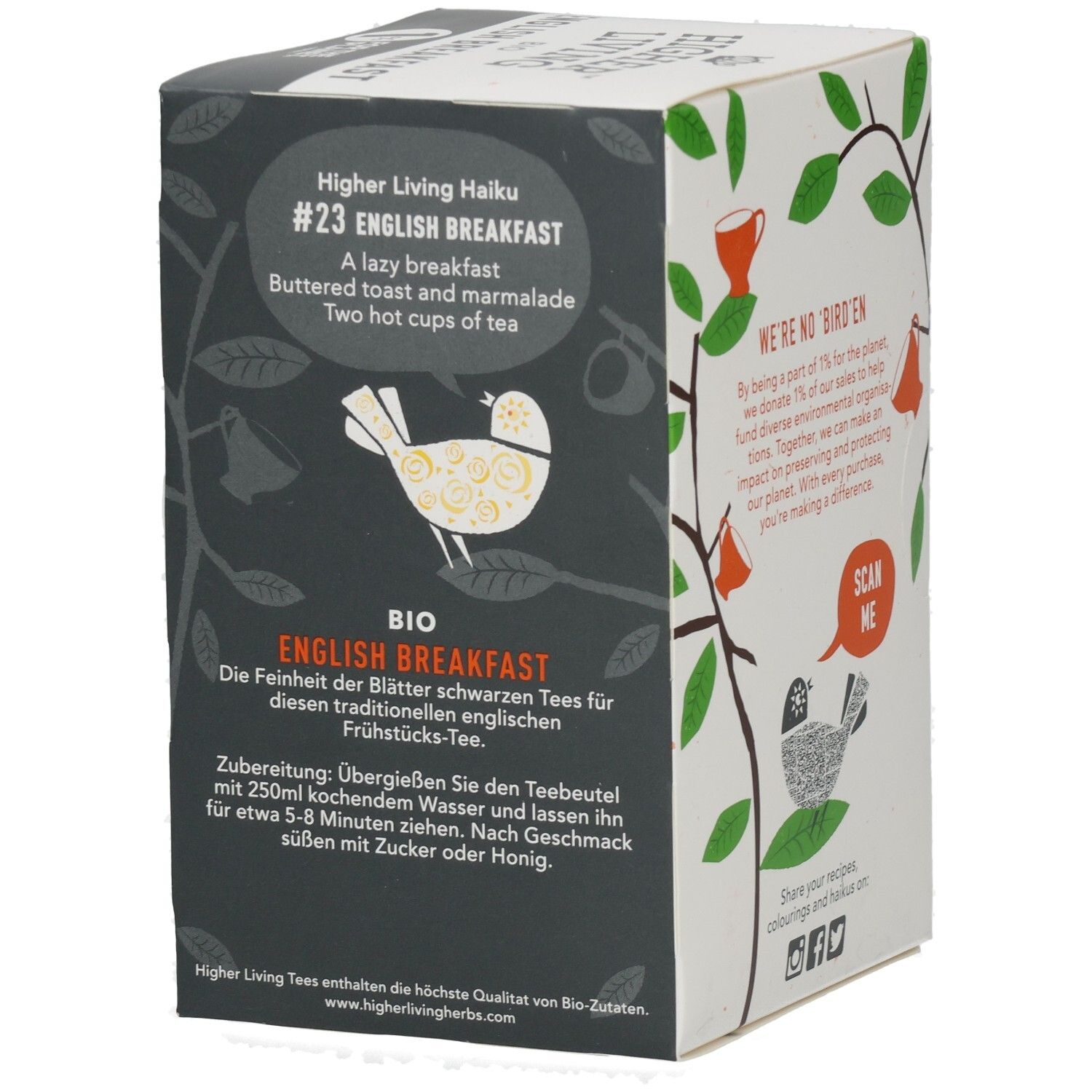 Higher Living™ Bio English Breakfast Tee