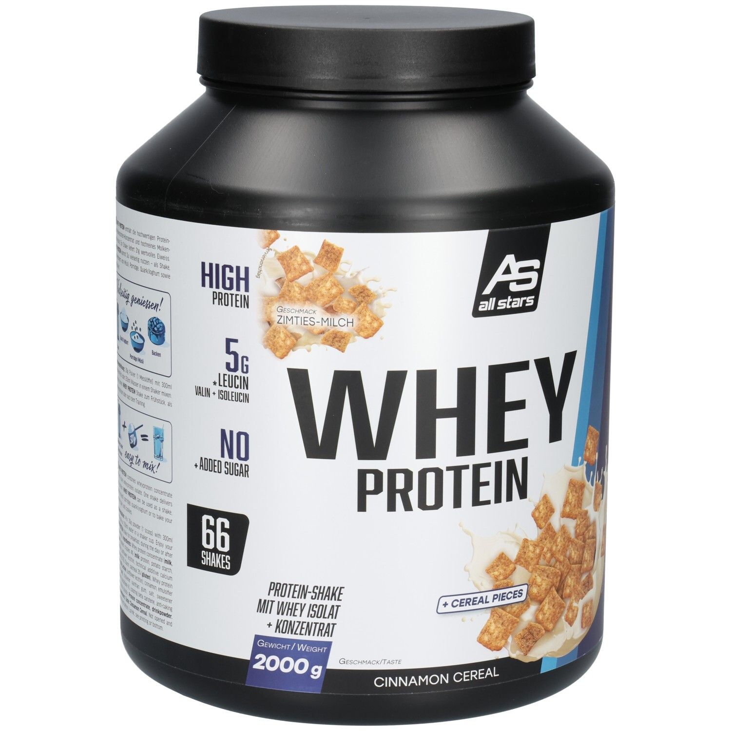Whey Protein Cinnamon Cereal 2000 g Dose Pulver
