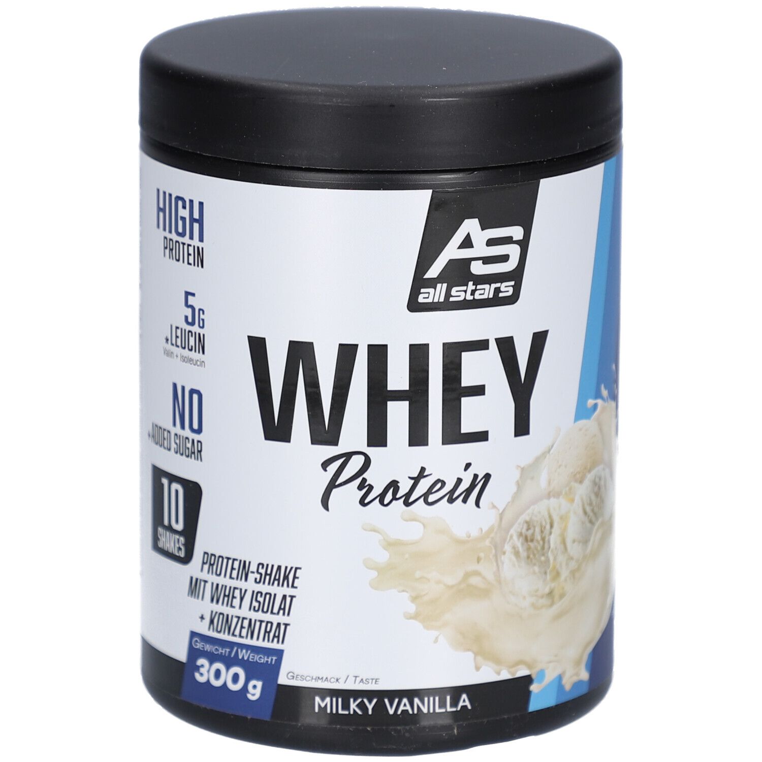 Whey Protein Milky Vanilla 300 g Dose PUE new