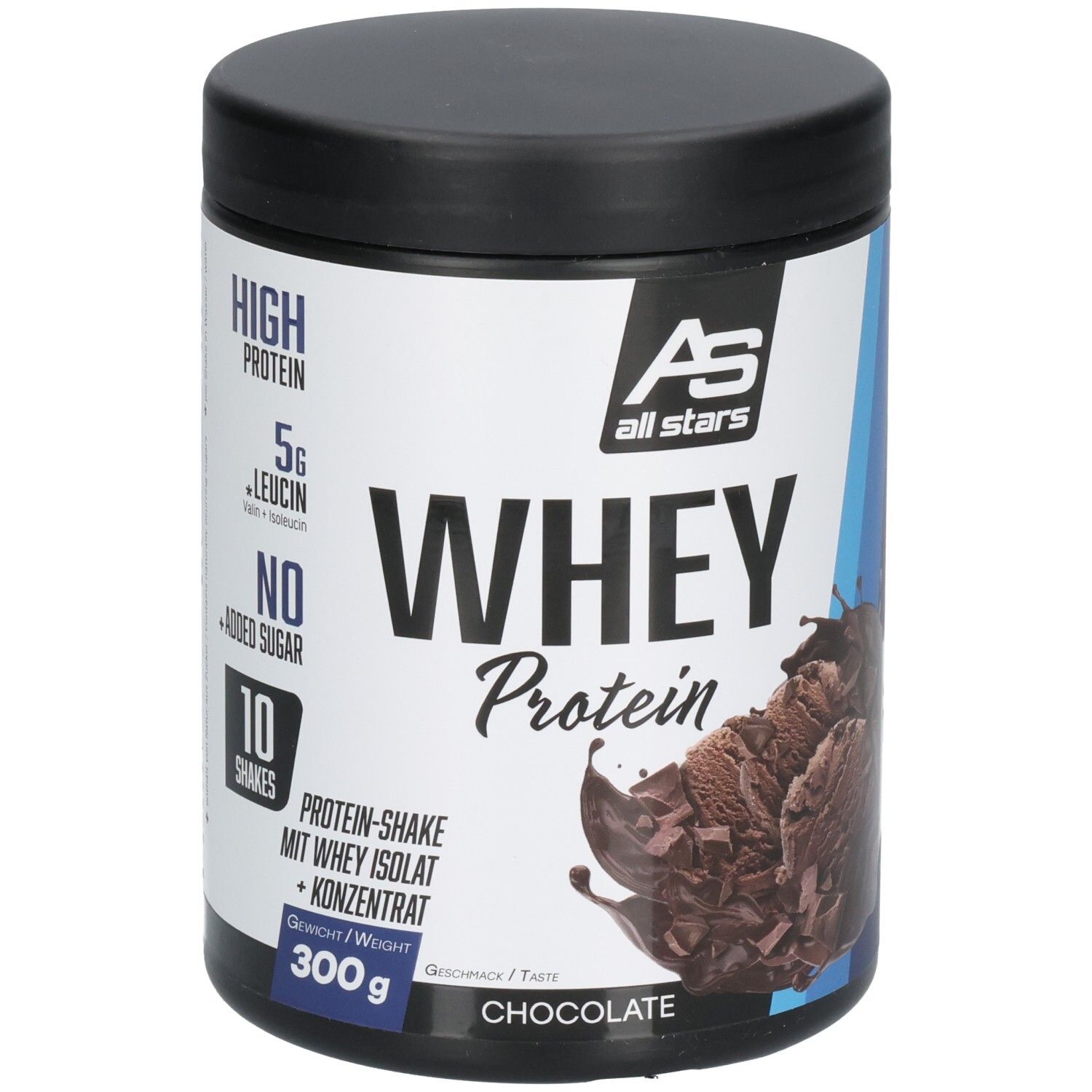 Whey Protein Chocolate 300 g Dose Pulver