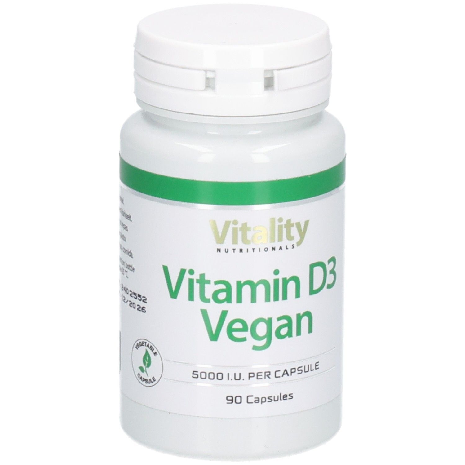 Vitamin D3 5000 IU Vegan x 90 St Kapseln