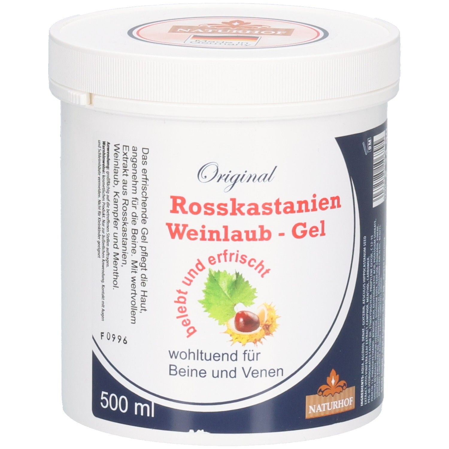 Naturhof Original Rosskastanien 500 ml Gel