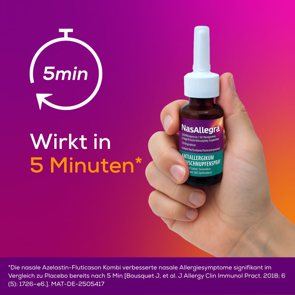 Allegra Allergietabletten + NasAllegra® Heuschnupfenspray