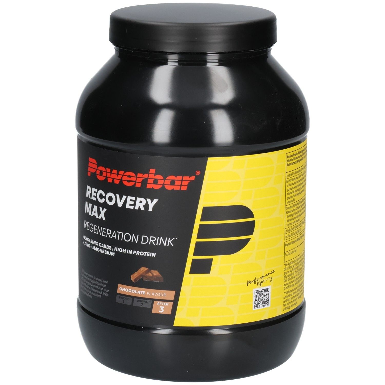 POWERBAR Recovery Max Chocolate Regenerations Whey Drink Pulver