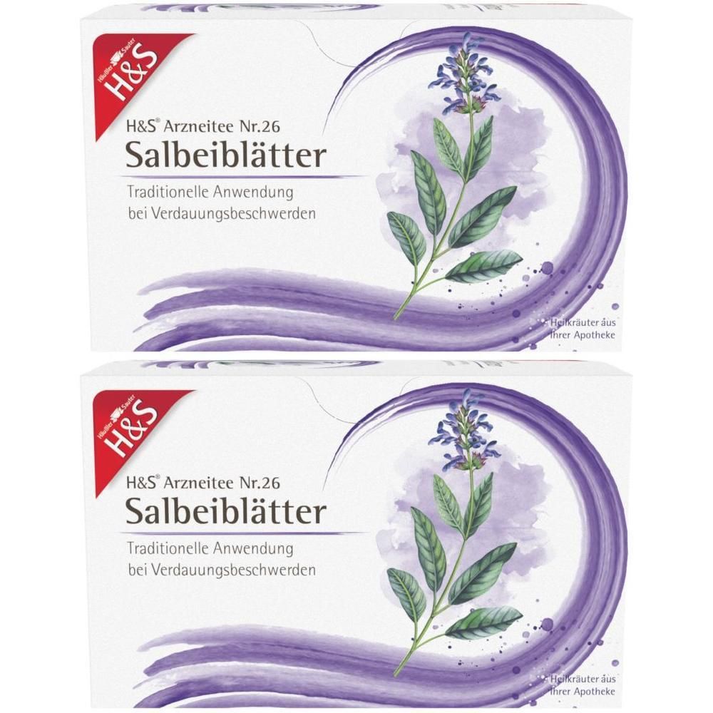 H&S Salbeiblätter Tee Filterbeutel 2x 2x20x1,6 g