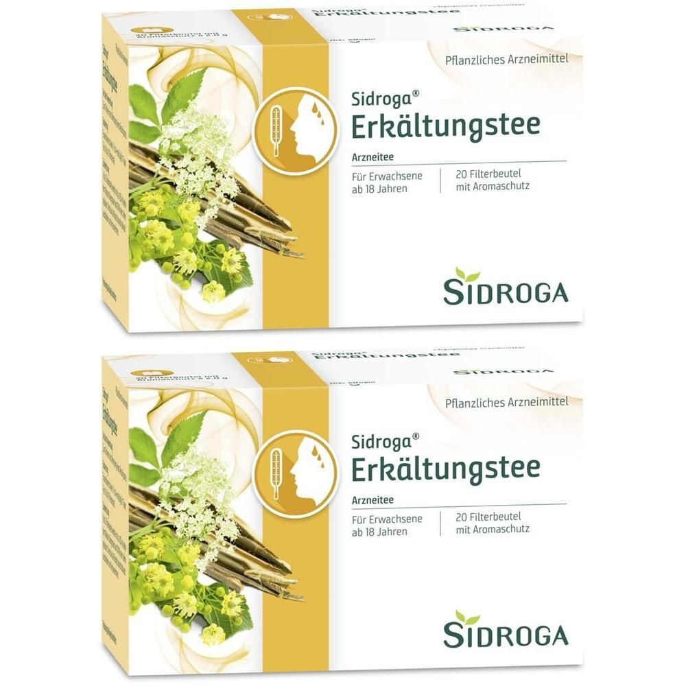 Sidroga Erkältungstee Filterbeutel 2x 2x20x2 g