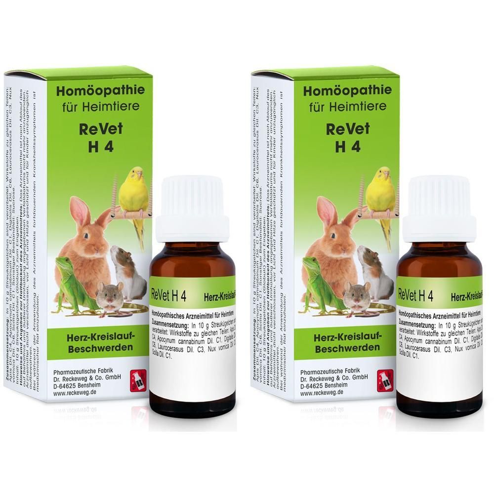 Revet H 4 Globuli f.Heimtiere 2x 2x10 g