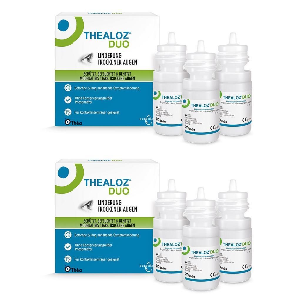 Thealoz Duo Augentropfen 2x 2x3x10 ml