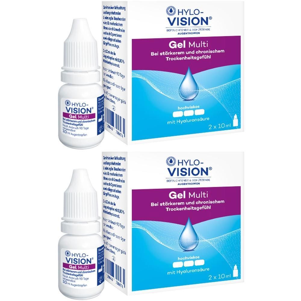 Hylo-Vision Gel multi Augentropfen 2x 2x2x10 ml