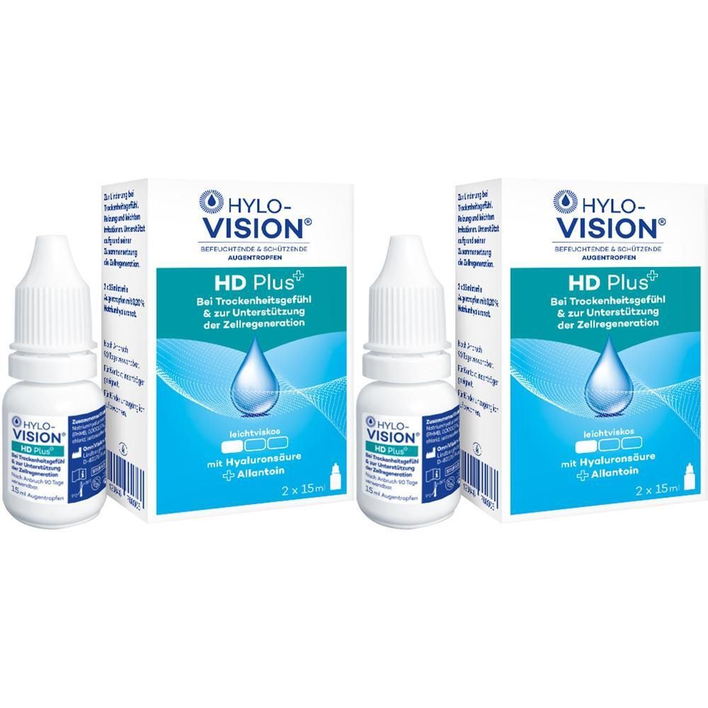 Hylo-Vision HD Plus Augentropfen 2x 2x2x15 ml