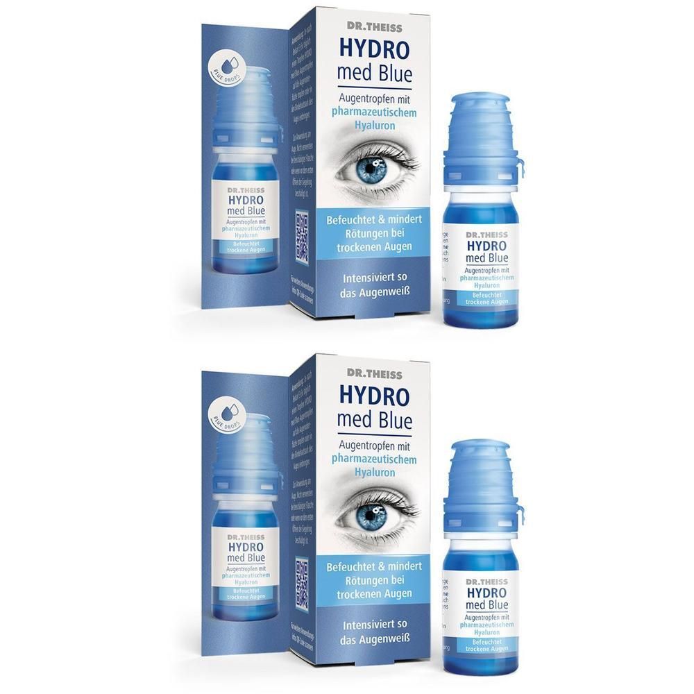 Dr.theiss Hydro med Blue Augentropfen 2x 2x10 ml