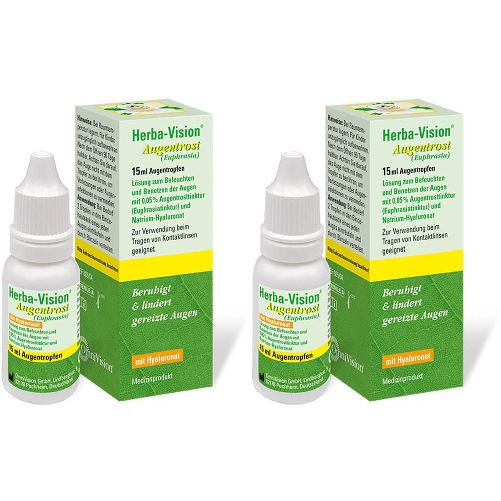 Herba-Vision Augentrost Augentropfen 2x 2x15 ml