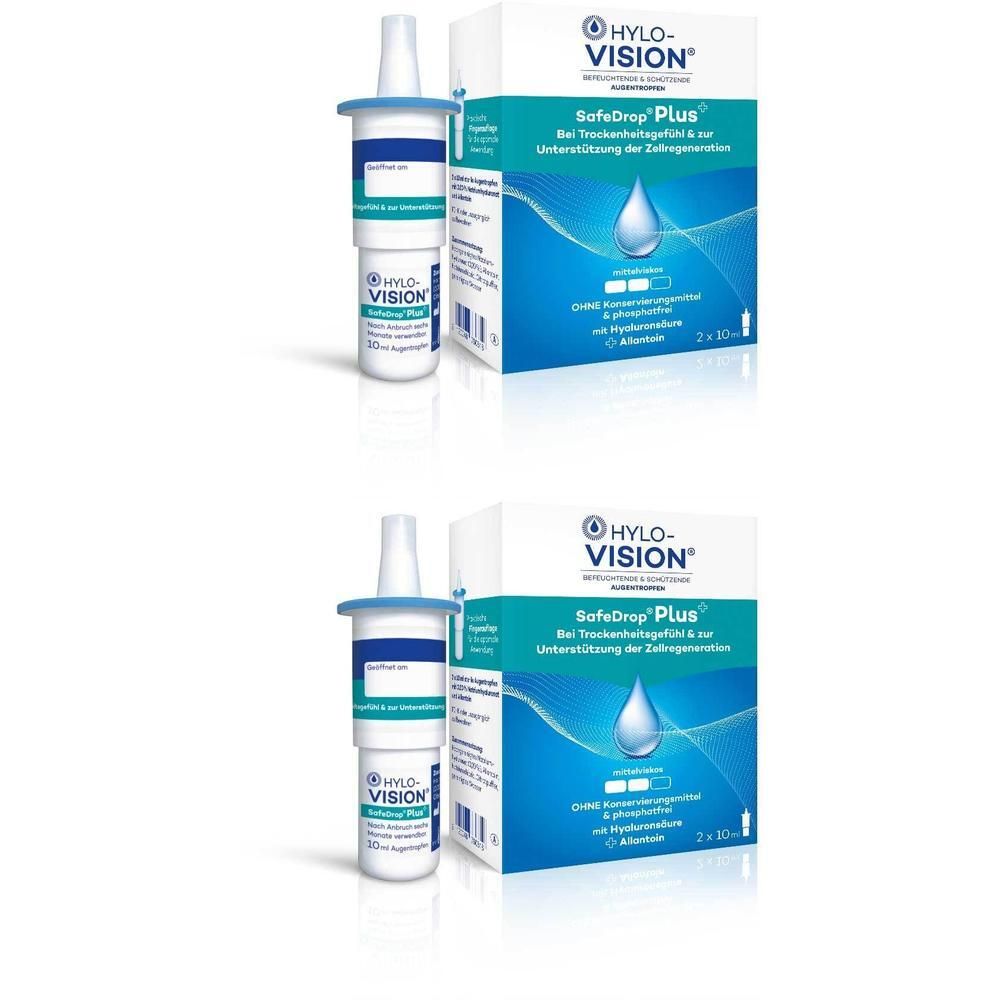 Hylo-Vision SafeDrop Plus Augentropfen 2x 2x2x10 ml