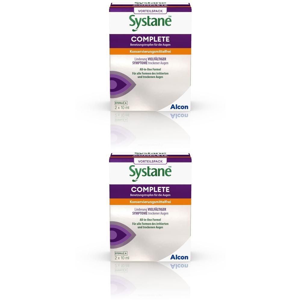 Systane Complete Benetzungstr.f.d.Aug.o.Konserv. 2x 2x2x10 ml Augentropfen