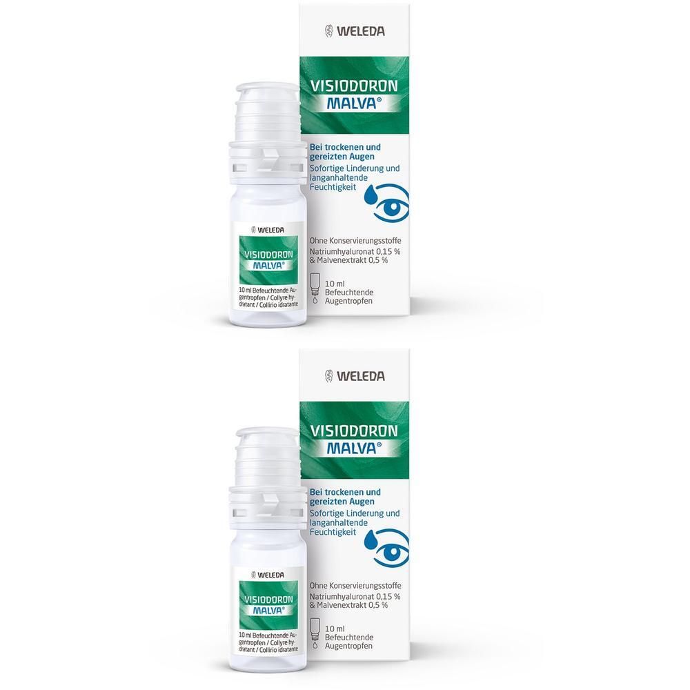 Visiodoron Malva Augentropfen 2x 2x10 ml