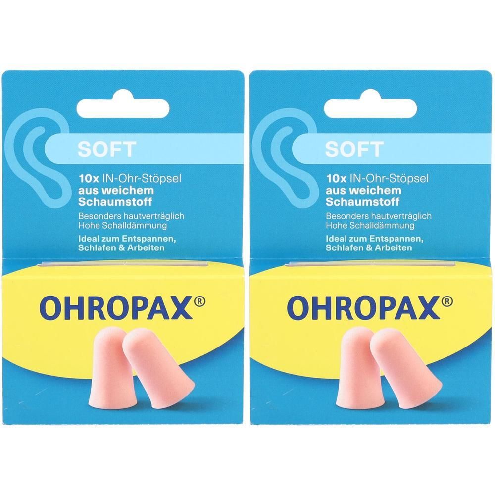 Ohropax soft Schaumstoff In-Ohr Stöpsel 2x 2x10 St
