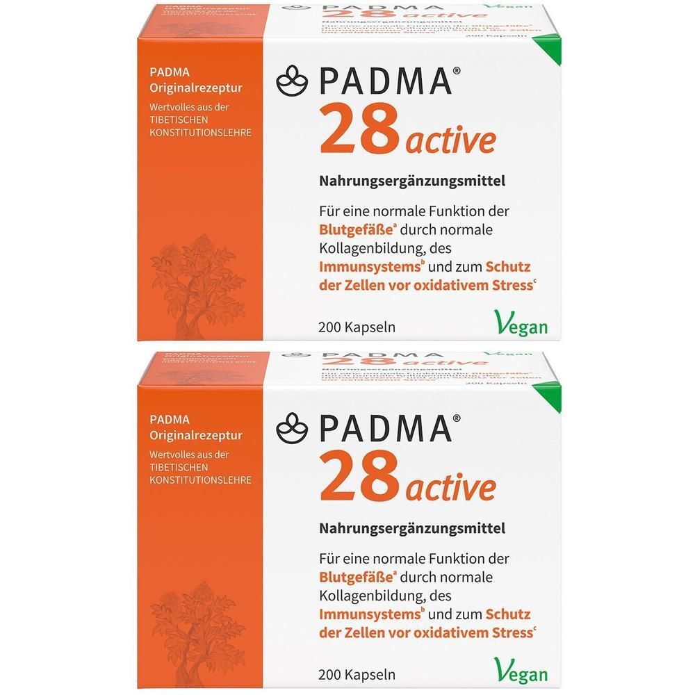 Padma 28 active Kapseln 2x 2x200 St