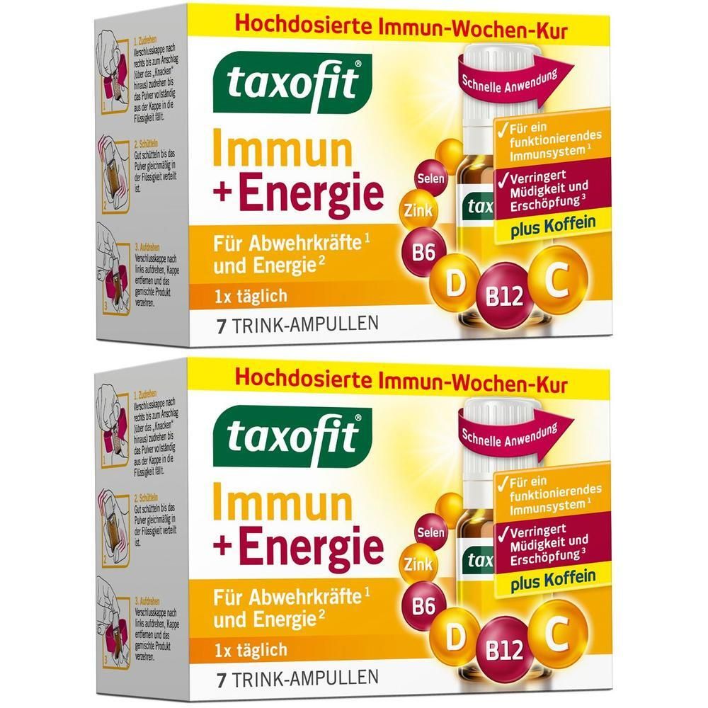 Taxofit Immun & Energie Trinkampullen 2x 2x7x10 ml