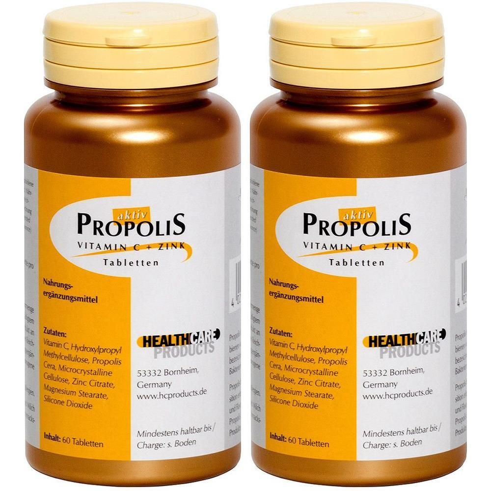 Propolis Vitamin C+Zink Tabletten 2x 2x60 St