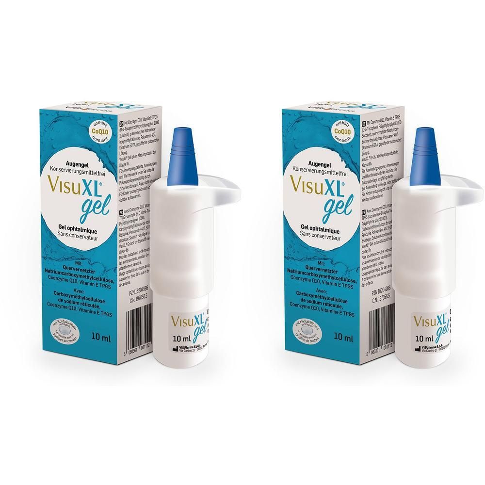 Visuxl Gel f.die Augen 2x 2x10 ml Augengel
