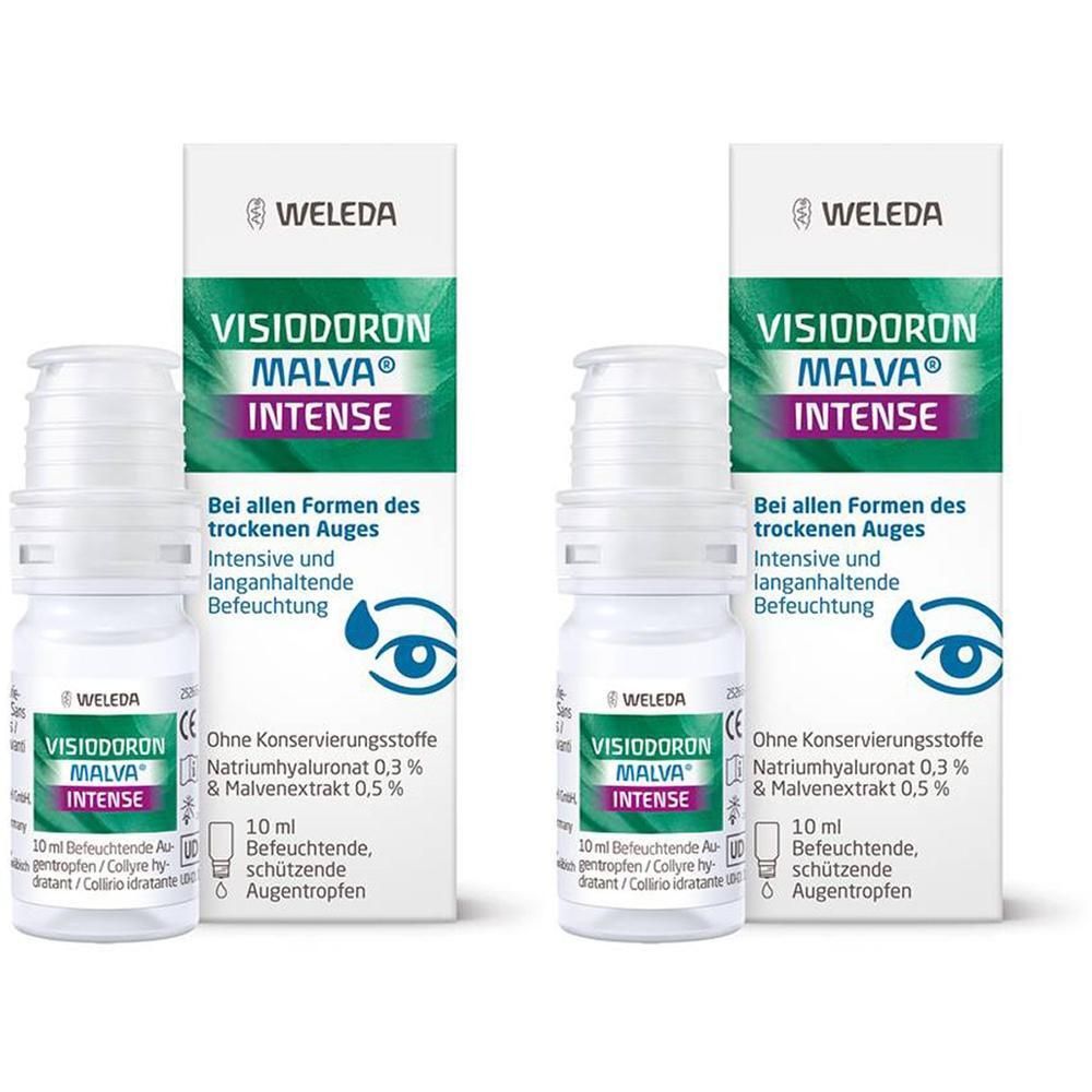 Visiodoron Malva Intense Augentropfen 2x 2x10 ml