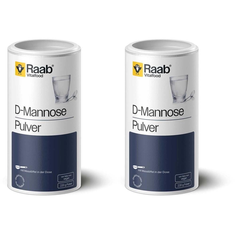 Raab Vitalfood D-Mannose Pulver 2x 2x220 g